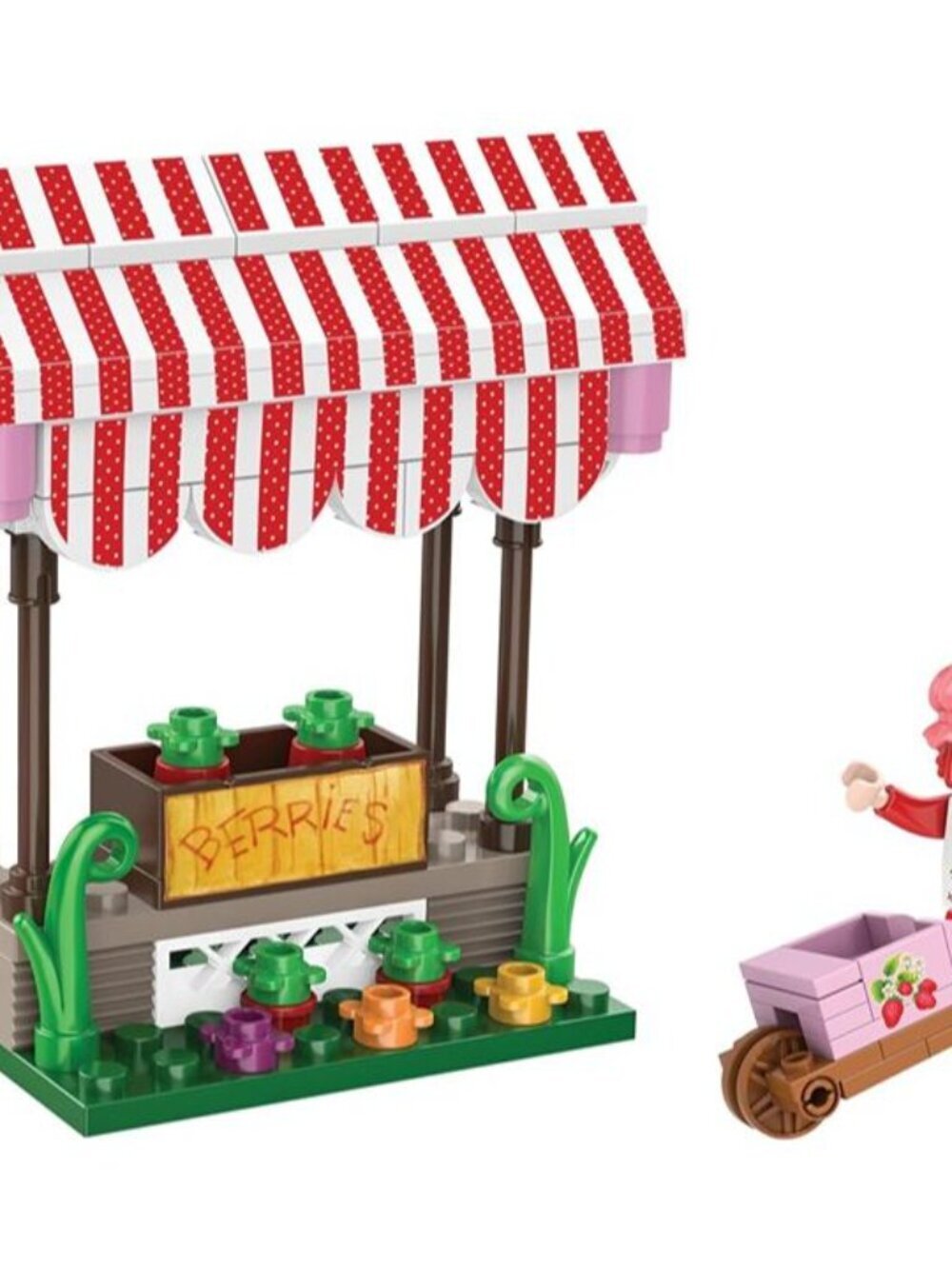 Strawberry Shortcake Produce Stand Buildable Toy Set Fruit Accessories - Picture 4 of 4